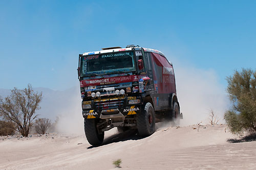 DAKAR Rally 2011: Martin van den Brink over op noodsysteem
